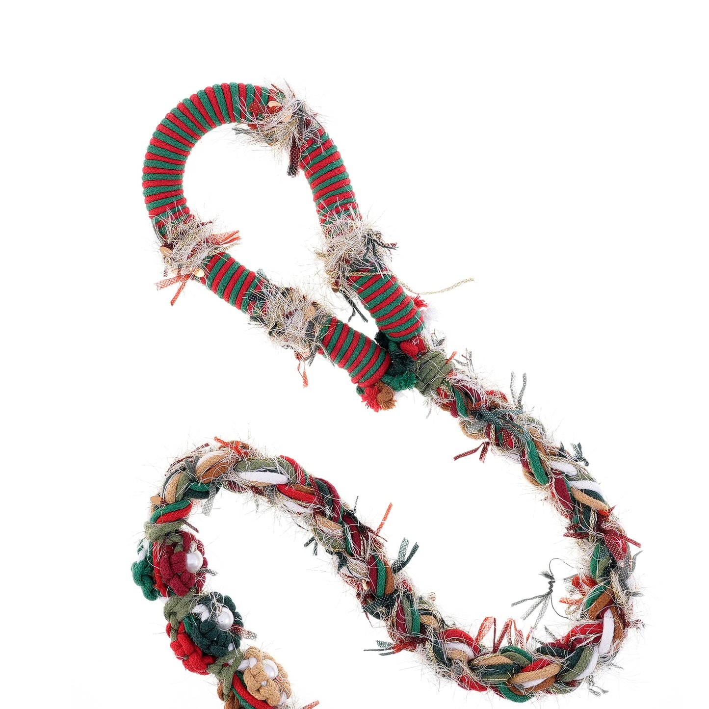 Berry Noel – Handmade Colorful Cotton Braided Dog Leash