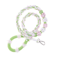 Spring Petals – Handmade Colorful Cotton Braided Dog Leash
