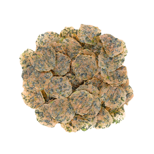 Luvyaak Chicken and Kale air-dried dog chips