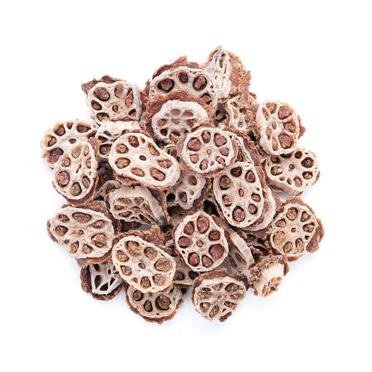 Luvyaak Duck and Lotus Root air-dried dog slices
