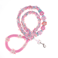 Sakura Dream – Handmade Colorful Cotton Braided Dog Leash